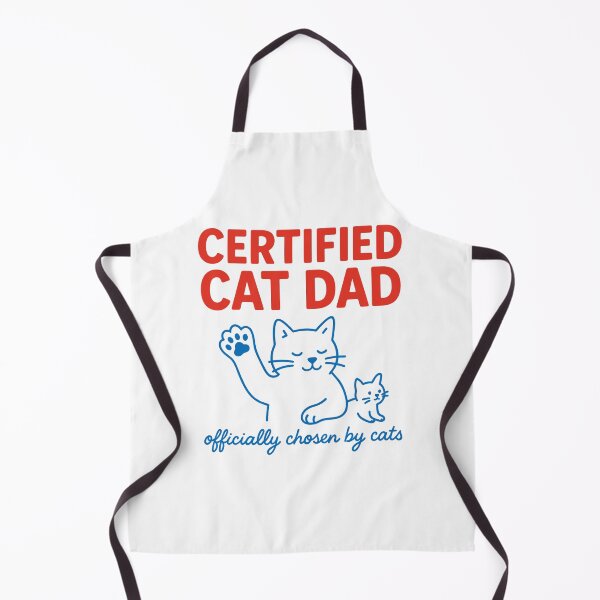 Item preview, Certified Cat Dad Shirt – Officially Chosen By Cats – Funny Cat Lover Gift for Men designed and sold by tigger shop.