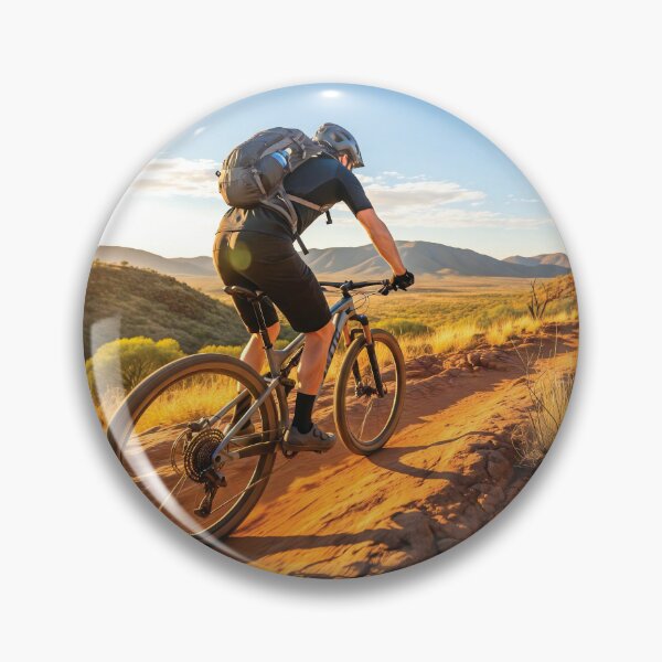 Item preview, Sunrise Biking in the Australian Red Centre - Off-Road Adventure. designed and sold by Hinson MTB Visuals.