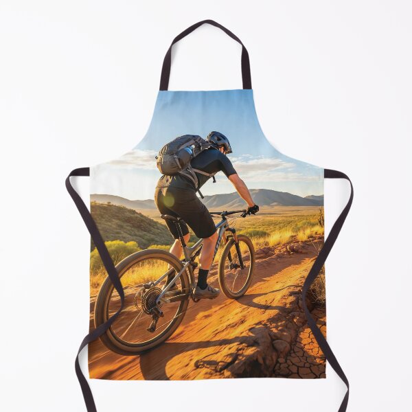 Item preview, Sunrise Biking in the Australian Red Centre - Off-Road Adventure. designed and sold by Hinson MTB Visuals.