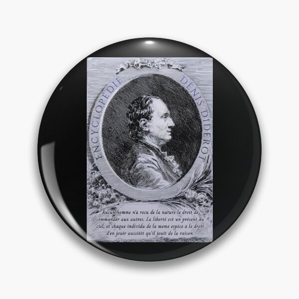 Item preview, Denis Diderot quote: Aucun homme n'a recu de la nature le droit de commander aux autres. designed and sold by artbleed.