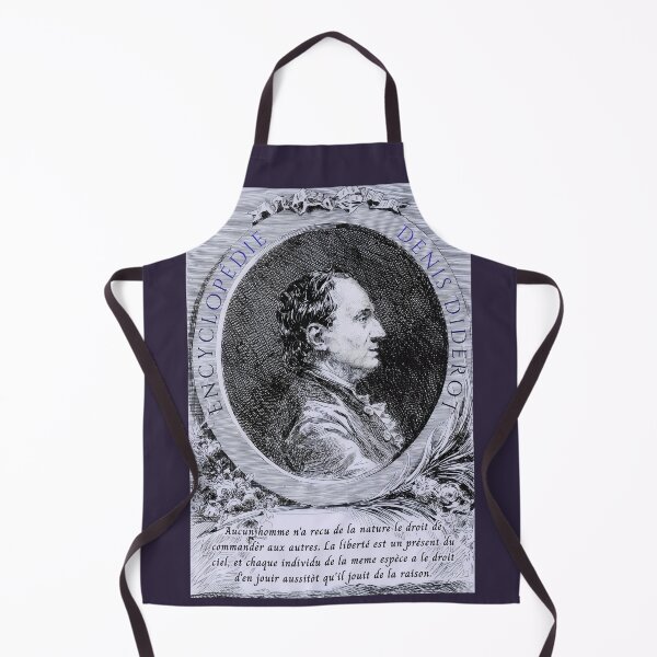 Item preview, Denis Diderot quote: Aucun homme n'a recu de la nature le droit de commander aux autres. designed and sold by artbleed.