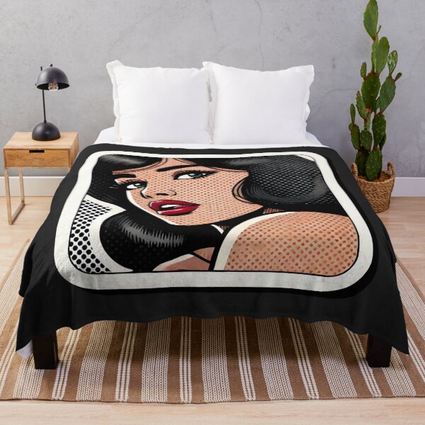 Item preview, Lichtenstein-Inspired Pop Art Print designed and sold by PinUpPizzazz.