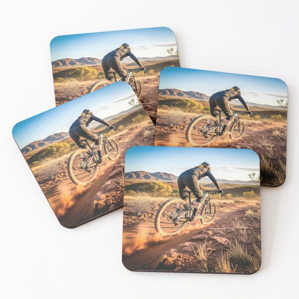 Item preview, Adrenaline-Fueled Australian Outback Cycling. designed and sold by Hinson MTB Visuals.