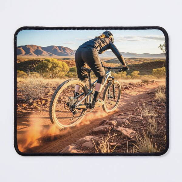 Item preview, Adrenaline-Fueled Australian Outback Cycling. designed and sold by Hinson MTB Visuals.