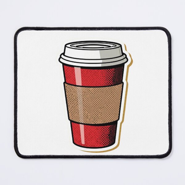Item preview, Pop Art Coffee Lover Holiday Cup designed and sold by TMAShop.