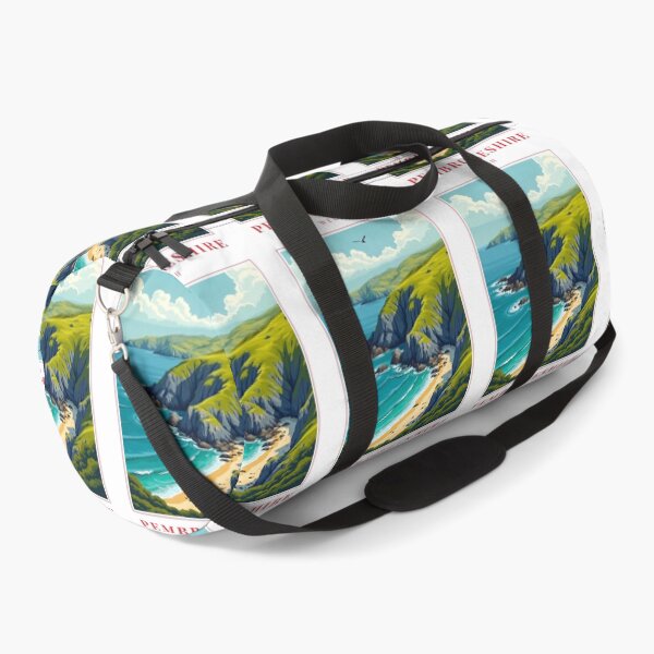 Item preview, Pembrokeshire Wales Seaside Illustration designed and sold by MapMyMiles.