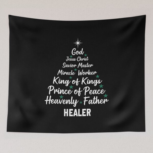 Item preview, Christmas Tree Bible Names Of Jesus Christian Christmas designed and sold by DanielleTonia.