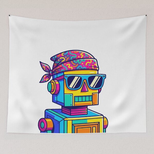 Item preview, Cool Retro Robot designed and sold by GenzShoppingHub.