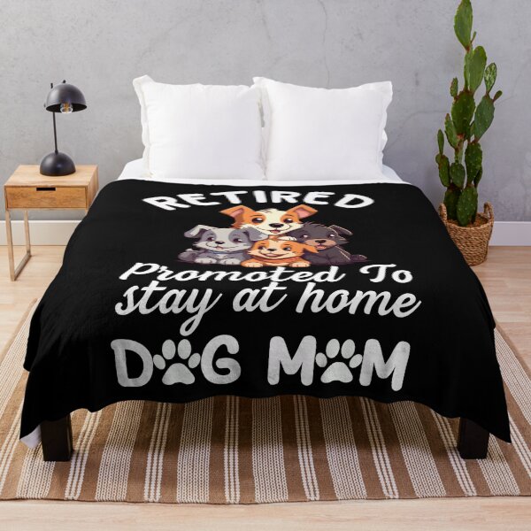Item preview, Adorable Retired Stay at Home Dog Mom Shirt designed and sold by LashondaGreen89.