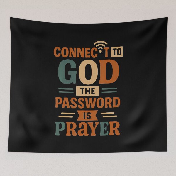 Item preview, Connected To God The Password Is Prayer designed and sold by JanetCarolyn.
