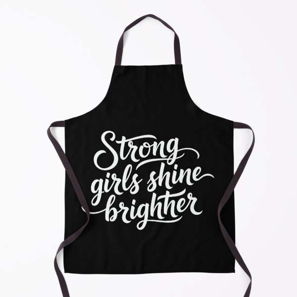 Item preview, Strong Girls Shine Brighter Inspirational Quote designed and sold by EdvvinStudios.