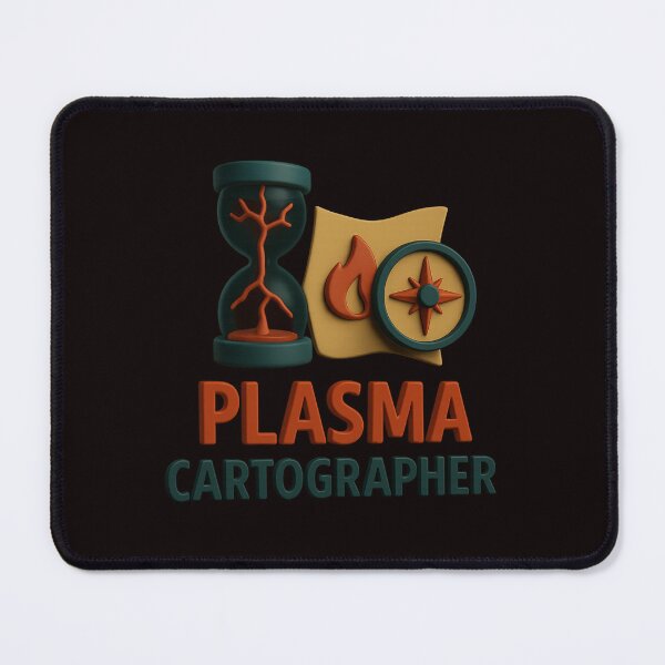 Item preview, Plasma Cartographer – Futuristic 3D Science Mapping Icon designed and sold by Tadeusz1.