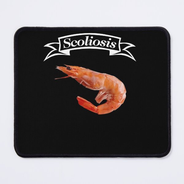 Item preview, Curved Shrimp Scoliosis Meme Tee designed and sold by LarryMBrown.