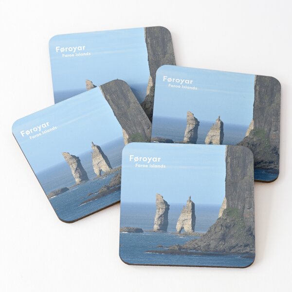 Item preview, Faroe Islands, Risin and Kellingin, two sea cliffs. Original photography designed and sold by studio838.