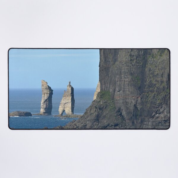 Item preview, Faroe Islands, Risin and Kellingin, two sea cliffs. Original photography designed and sold by studio838.