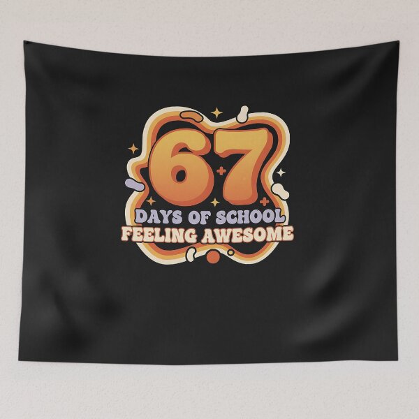 Item preview, 67Th Day Of School Girls  designed and sold by diyoor.
