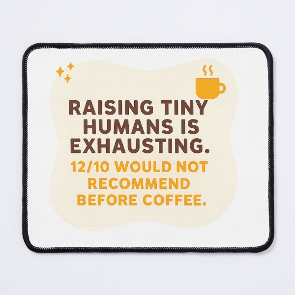 Item preview, The chaos of parenting before coffee designed and sold by SarcasticParenting.