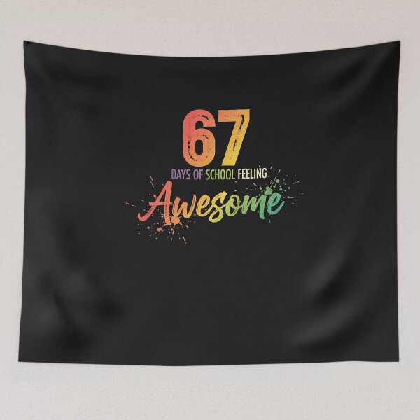 Item preview, 67Th Day Of School Girls  designed and sold by diyoor.