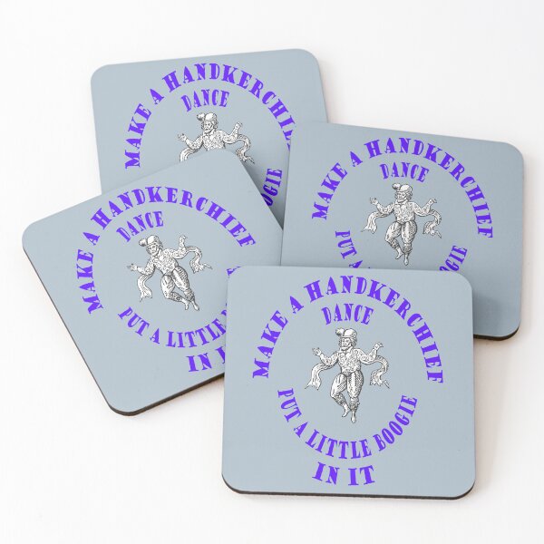 Item preview, Make Handkerchief Dance Put A Little Boogie In It Pun Blue Text designed and sold by taiche.
