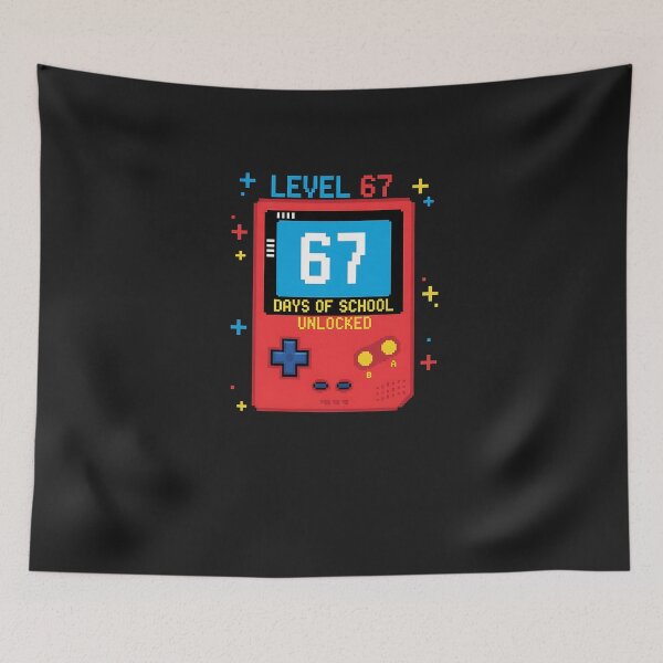Item preview, 67Th Day Of School Level 67 Days Of School Unlocked Gamer  designed and sold by diyoor.