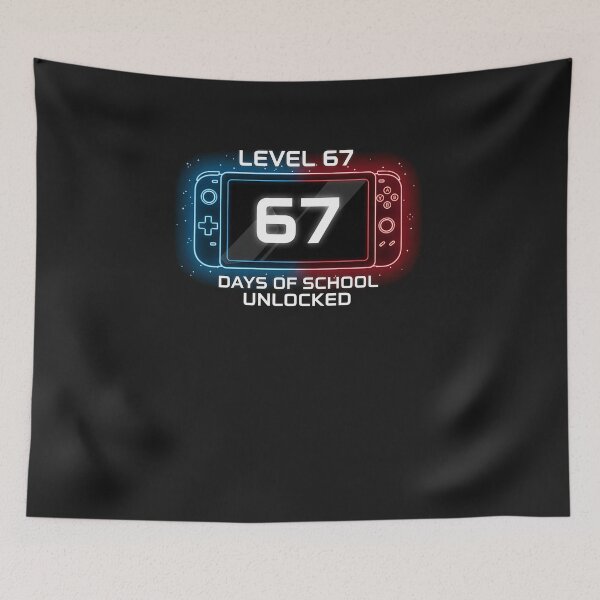 Item preview, 67Th Day Of School Level 67 Days Of School Unlocked Gamer designed and sold by diyoor.