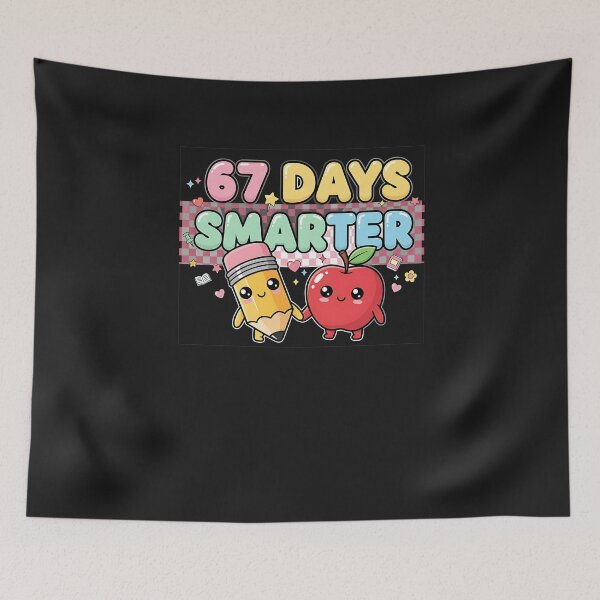 Item preview, 67Th Day Of School Shirt 67 Days Smarter Teacher Boy Girls  designed and sold by diyoor.