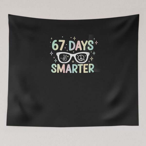 Item preview, 67Th Day Of School Shirt 67 Days Smarter Teacher Boys Girls  designed and sold by diyoor.