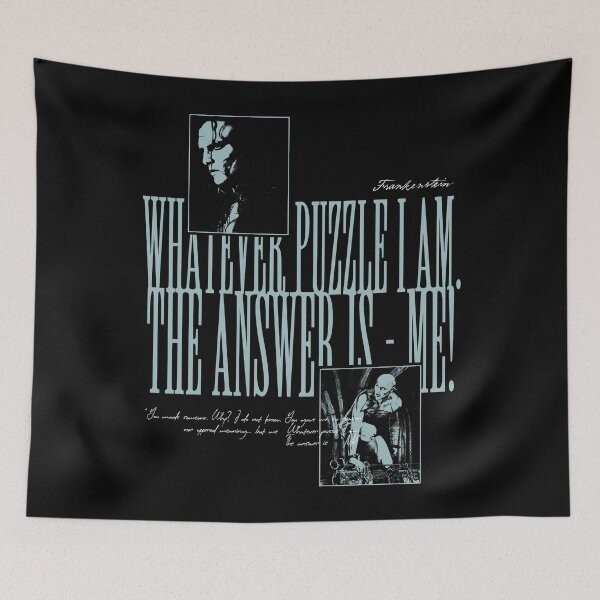 Item preview, Whatever Puzzle I Am The Answer Is Me Frankenstein Vintage designed and sold by Angryblu3.