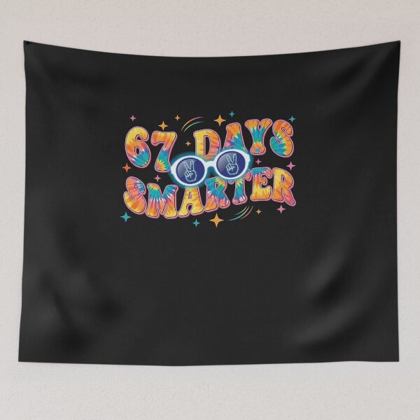 Item preview, 67Th Day Of School Shirt 67 Days Smarter Teacher Boys Girls  designed and sold by diyoor.
