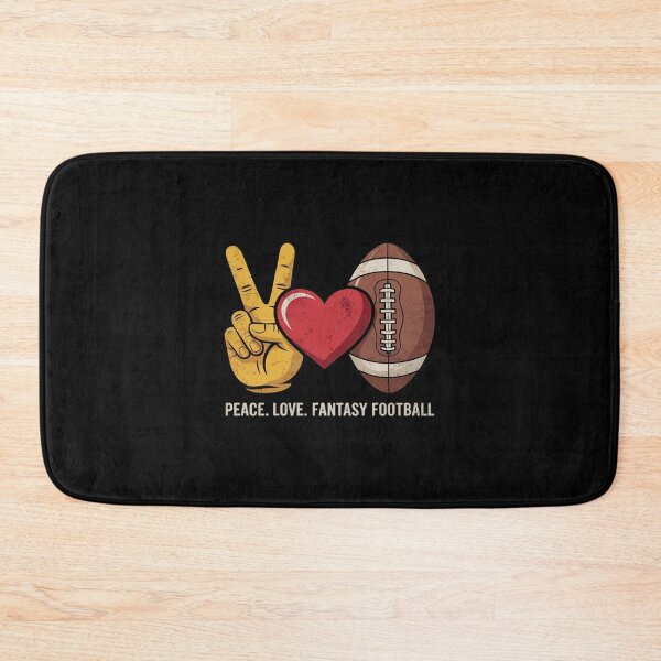 Item preview, Fantasy Football Peace Love Men Women Kids Boys Youth  designed and sold by lilLilaBatArt.