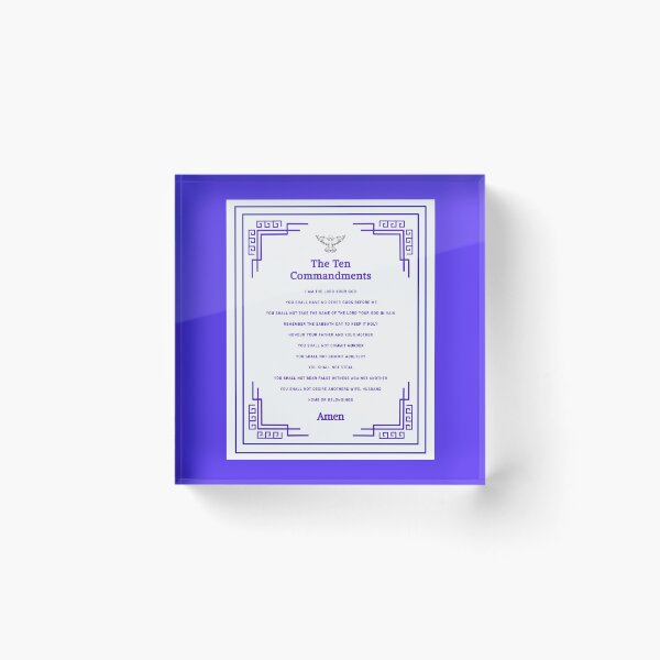 Item preview, THE TEN COMMANDMENTS, GOD, YHWH, GODS LAW designed and sold by AASparksDesigns.