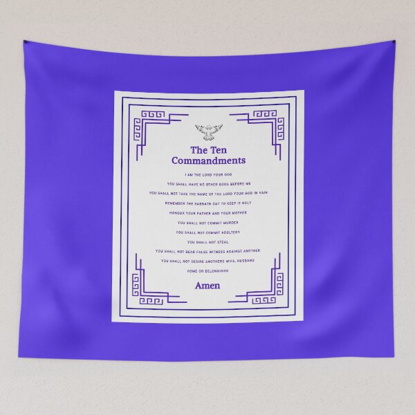 Item preview, THE TEN COMMANDMENTS, GOD, YHWH, GODS LAW designed and sold by AASparksDesigns.