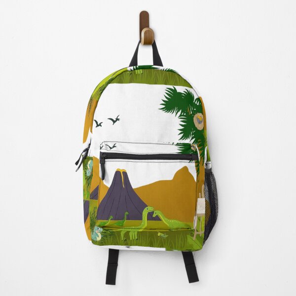 Item preview, Cute Dinosaur Landscape – Prehistoric Kids Art Scene designed and sold by TrendMixDesigns.