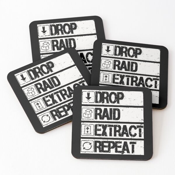 Item preview, Drop Raid Extract Repeat - Extraction Shooter Design designed and sold by polygrafix.