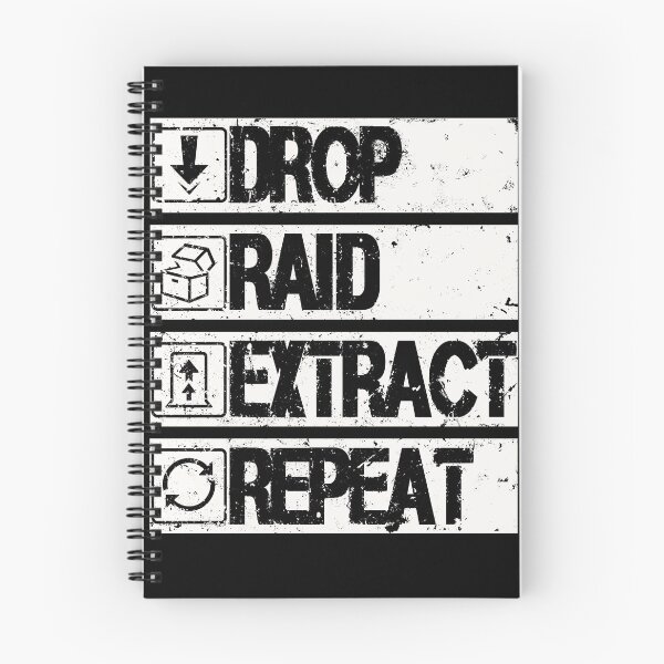 Item preview, Drop Raid Extract Repeat - Extraction Shooter Design designed and sold by polygrafix.