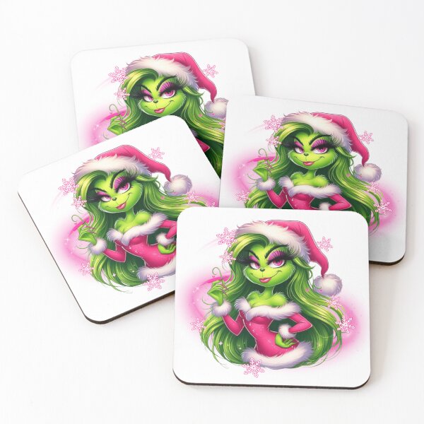 Item preview, Green Lady Grinch - Sassy Pink designed and sold by Bogologo.