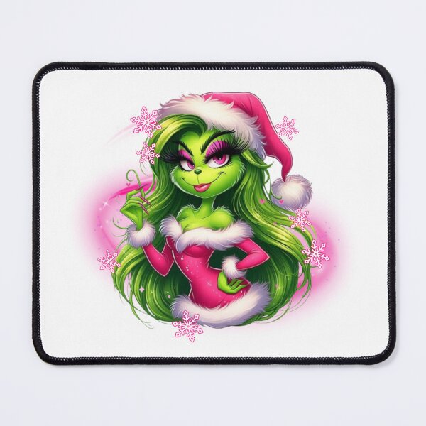 Item preview, Green Lady Grinch - Sassy Pink designed and sold by Bogologo.