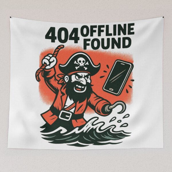 Item preview, Digital Detox Pirate - 404 Offline Found designed and sold by Ataqhin.