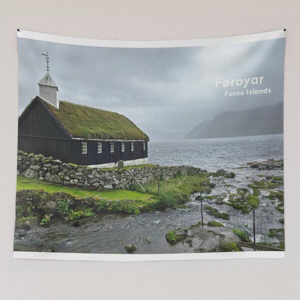 Item preview, Faroe Islands, Church of Funningur, Funnings Kirkja. Original photography designed and sold by studio838.