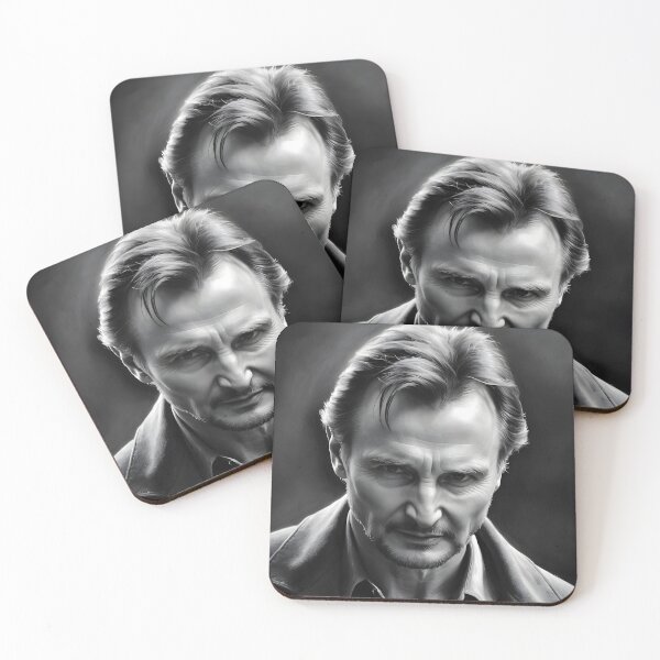 Artikelvorschau, Liam Neeson entworfen und verkauft von WorldofCharcoal.