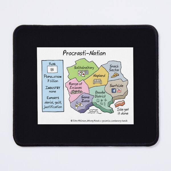 Item preview, Procrasti-Nation designed and sold by mkzmynjfp73.