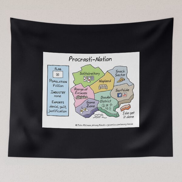Item preview, Procrasti-Nation designed and sold by mkzmynjfp73.