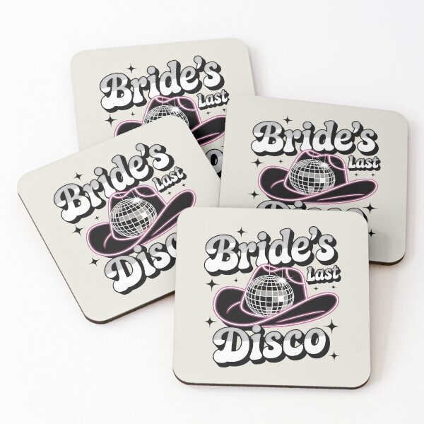 Item preview, Bride’s Last Disco Western Party Hat Design designed and sold by SplashTastic.