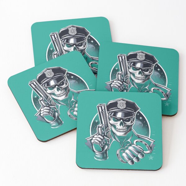 Item preview, Tactical Enforcement Skull: Police Officer Guardian Art designed and sold by thechoice1.