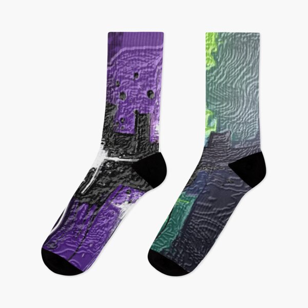 Artikelvorschau, Dunkles Leder im Tropfenstil, abstraktes, farbenfrohes Design entworfen und verkauft von SmashingDeals.