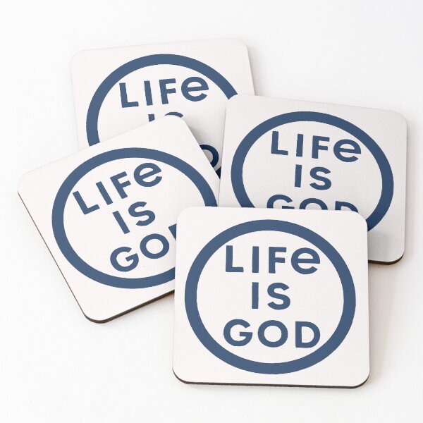 Item preview, Life is God; designed and sold by StickerApe.