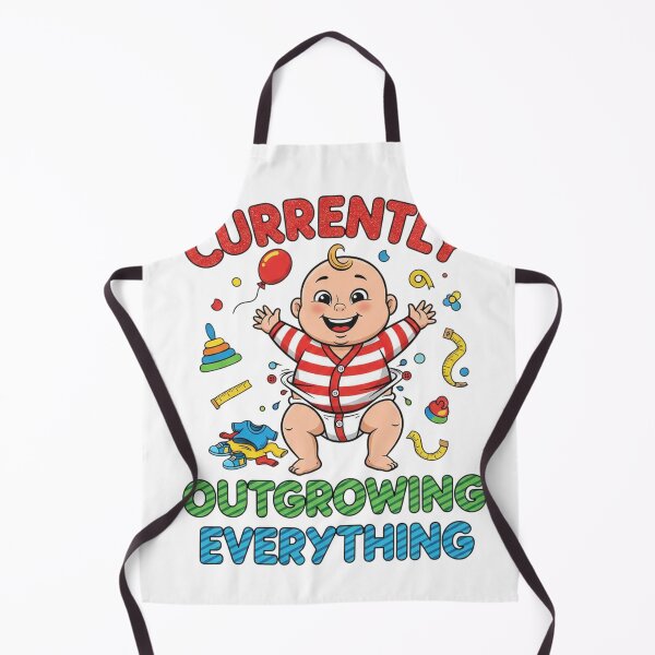 Item preview, Short & Punchy: Outgrowing Everything Kids Design - Funny Baby Shirt designed and sold by Sushikidsntod.