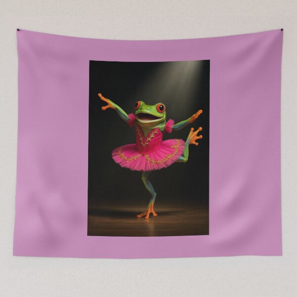 Item preview, Red Eyed Tree Frog Ballerina designed and sold by Tridentulus.