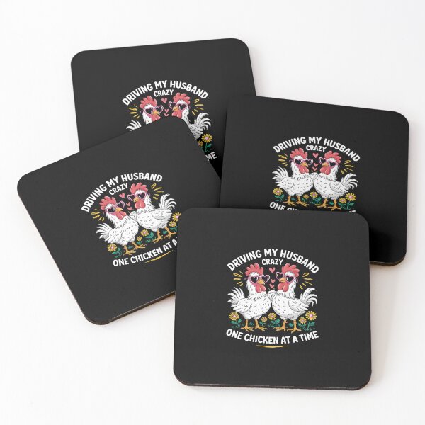 Item preview, Driving Husband Crazy One Chicken At A Time designed and sold by RayhendersonArt.