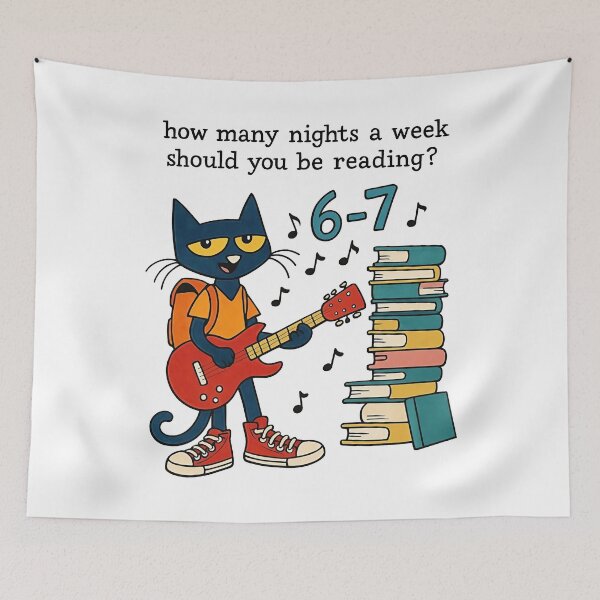 Item preview, How Many Nights A Week Should You Be Reading 6-7 Pigeon Elephant Piggie Children's Books Teacher Six Seven 67 designed and sold by bethanyrodgers6.